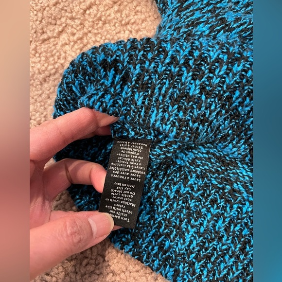 Womens JESSICA bluegreen turtleneck cable knit sweater - Picture 3 of 9